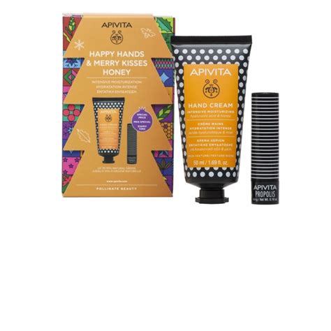 Apivita Hyaluronic Hand Cream Y Honey Intensive Hydration Ml Set