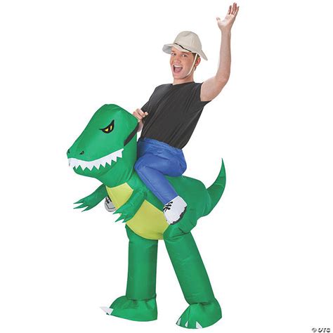 Adults Inflatable Dinosaur Rider Costume | Oriental Trading