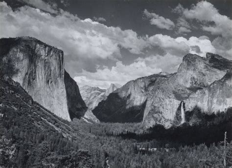 Valley View From Wawona Tunnel Yosemite National Park California By