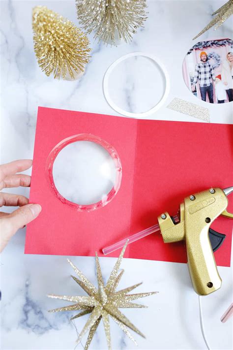 Snow Globe Photo Card DIY! - A Beautiful Mess