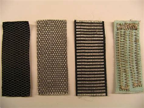 Four Textile Electrodes With Different Structures And Materials 29