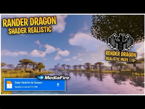 Render Dragon Shader Realistic Mcpe Terbaru Mirip Rtx Support