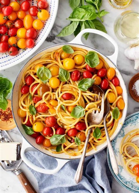 Cherry Tomato Pasta Recipe Love And Lemons