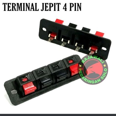 TERMINAL JEPIT SPEAKER 4 PIN SOKET JEPIT AMPLI Lazada Indonesia