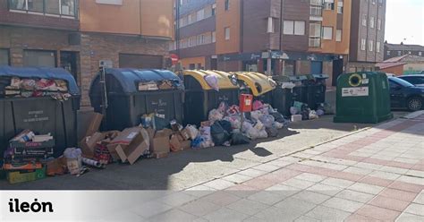 Toneladas de basura se acumulan en San Andrés del Rabanedo por la