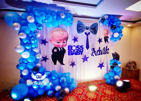 Baby Boss Theme Birthday Celebration Most Trending Decor Decoration