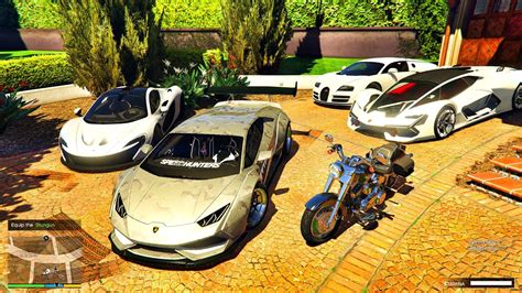 GTA 5 STEALING LUXURY LAMBORGINI BUGATTI MCLAREN HD SUPERCARS WITH