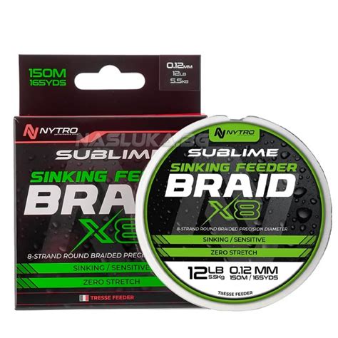 O O Sublime Sinking Feeder Braid X Nytro