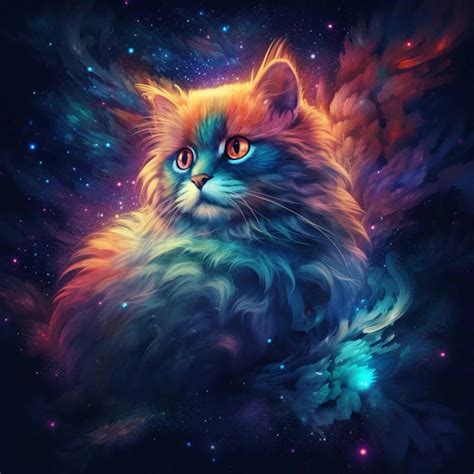 Space Cat by CyberpunkShaman on DeviantArt