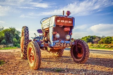 Tractor Old Antique Free Photo On Pixabay