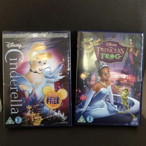 DISNEY DVD BUNDLE 5 - princess frog, lion king 3, monsters university ...