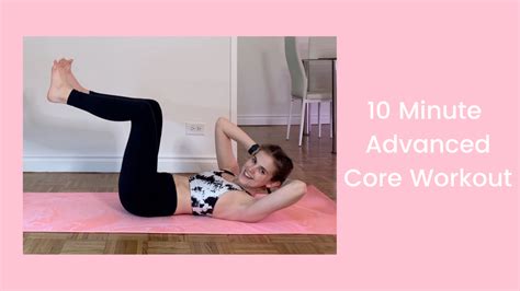 10 Minute Advanced Core Workout — Allison G Fit