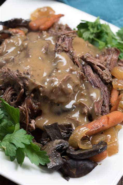 BEST Crockpot Pot Roast With Gravy Crazy For Crust