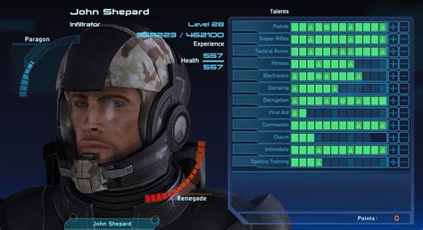 Best Shepard Infiltartor Build Mass Effect 1 Me1 Le