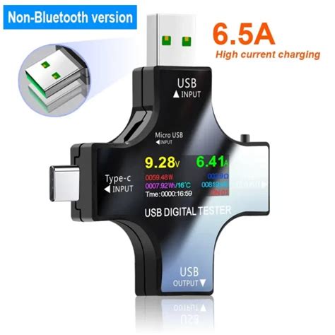 Testeur Usb De Type C Voltm Tre Num Rique Dc Rem Tre Compteur De