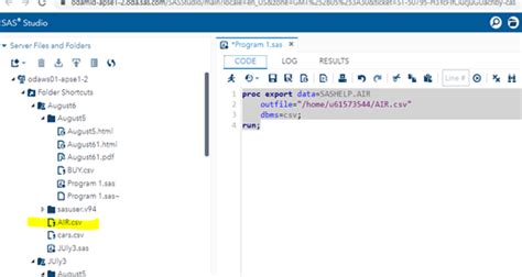 Sas Export To Csv How To Replace Export Sas To Csv Files