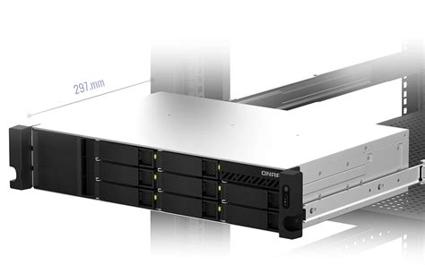 QNAP TS-873AeU-RP 8-Bay 2U Short-Depth Rackmount NAS — Diskless Enclosure (0TB Pre-Installed) (TAA-GOV) (TS-873AEU-DISKLES-TAA-GOV)