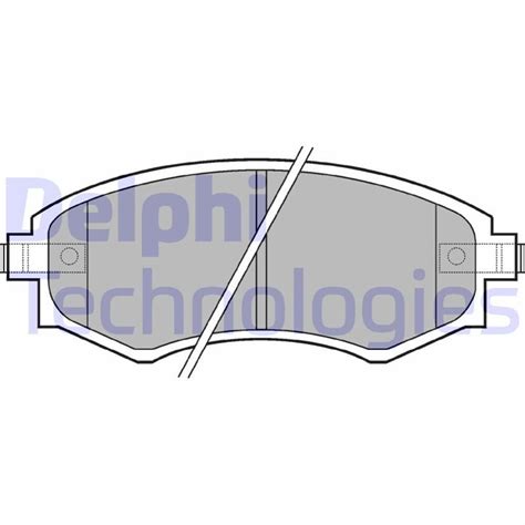 Delphi Bremsbel Ge Satz Vorderachse Passend F R Daewoo Korando Musso