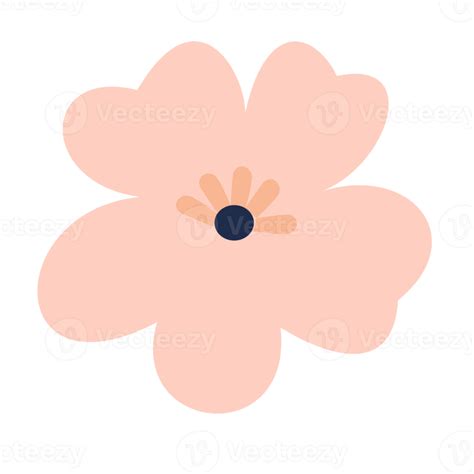 Cute Pink Flower Illustration 18760436 Png