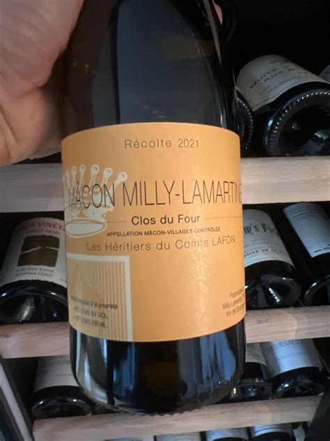 Les H Ritiers Du Comte Lafon M Con Milly Lamartine Clos Du Four