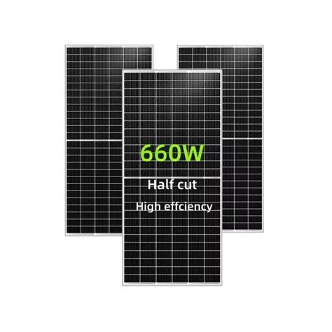 Bifacial Solar Panel 36V Double Side Canadian 650W 655W 660W 665W 670W