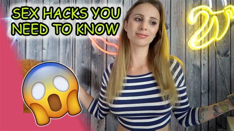 SEX HACKS YOU NEED TO KNOW DAS MUSST DU WISSEN YouTube