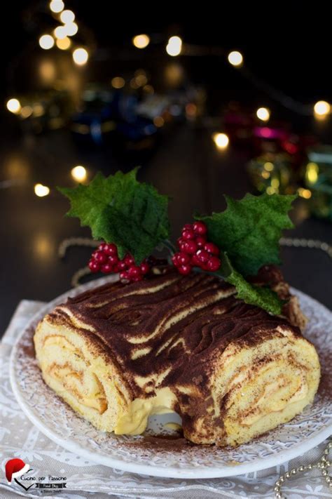 Tronchetto Di Natale Al Mascarpone Decorazioni Tronchetto Di Natale