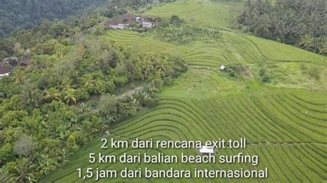 Murah Tanah View Laut Dan Terasering Sawah Km Ke Pantai Balian