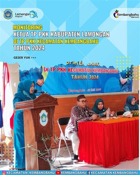 Monitoring TP PKK Kab Lamongan Di TP PKK Kec Kembangbahu Kecamatan