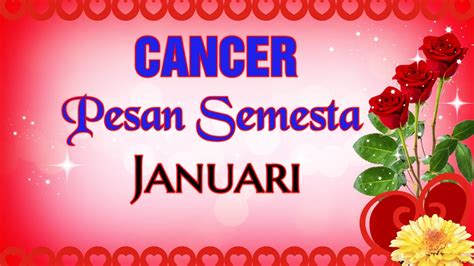 Zodiak Cancer Pesan Semesta Januari Cancer Cinta Reading