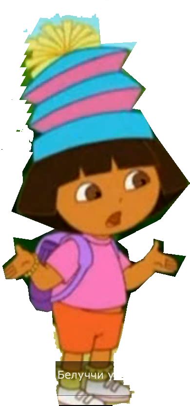 Download Sad Transparent Dora Dora With A Hat Full Size Png Image