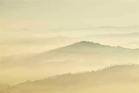 Landscape Photography Of Mountains During Hazy Day 1418115 Stock Photo