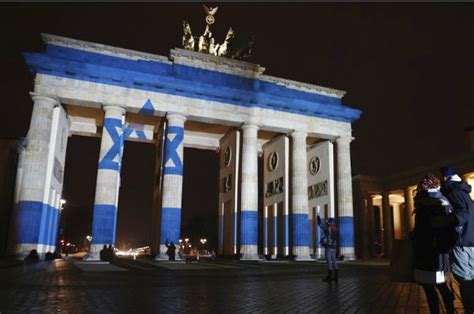 Israeli flag lights up Berlin’s Brandenburg Gate | IJN | Intermountain ...