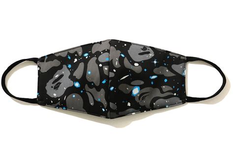 BAPE Space Camo Mask Black Men's - SS20 - US