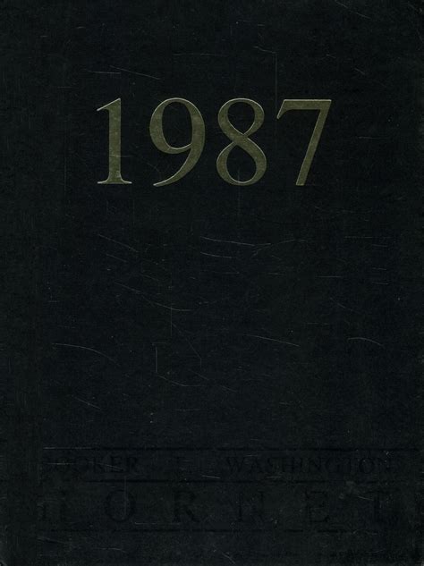 1987 yearbook from Booker T. Washington High School from Tulsa, Oklahoma