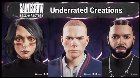 Saints Row Boss Factory Underrated Creations That Deserve More Love