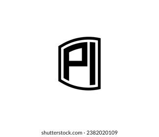 Pi Logo Design Vector Template Stock Vector Royalty Free