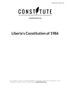 Liberia's Constitution of 1986 / liberia-s-constitution-of-1986.pdf ...