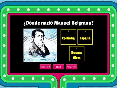 Recordando a Manuel Belgrano Seño Lore Concurso de preguntas