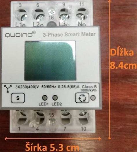 Qubino Phase Smart Meter Chytr Elektrom R Autod Ly Pema