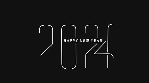 2024 Minimalist New Year Celebration - backiee