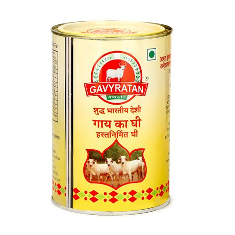 Buy Gavyratan Pathmeda A2 Desi Cow Bilona Ghee Natural Flavour 1L