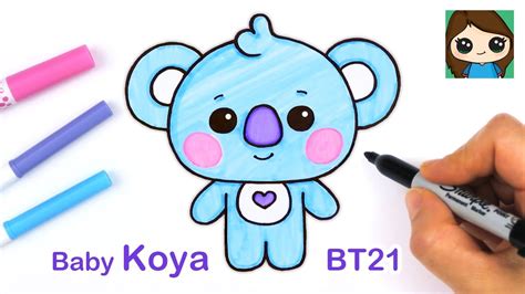 Bts Bt21 Koya Rm Bts Emoji Bts Drawings Cute Wallpapers 47 Off