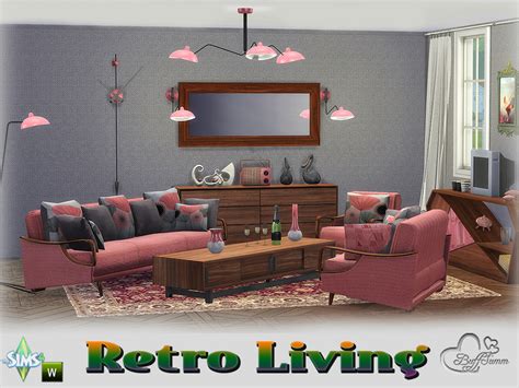 The Sims Resource Retro Livingroom