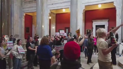 Protesters Storm The Kentucky Capitol Over A Bill That Would Prevent Certain Gender Care For