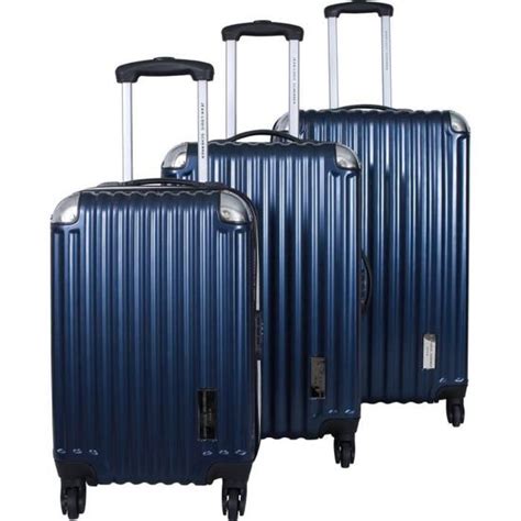 JEAN LOUIS SCHERRER Set De 3 Valises Polycarbonate 4 Roues 51 61 71 Cm