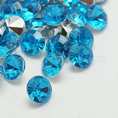 Wholesale Imitation Taiwan Acrylic Rhinestone Cabochons Pandahall