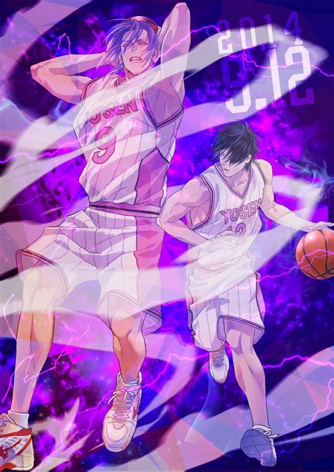 Himuro Tatsuya X Murasakibara Atsushi Kuroko Kuroko No Basket Anime