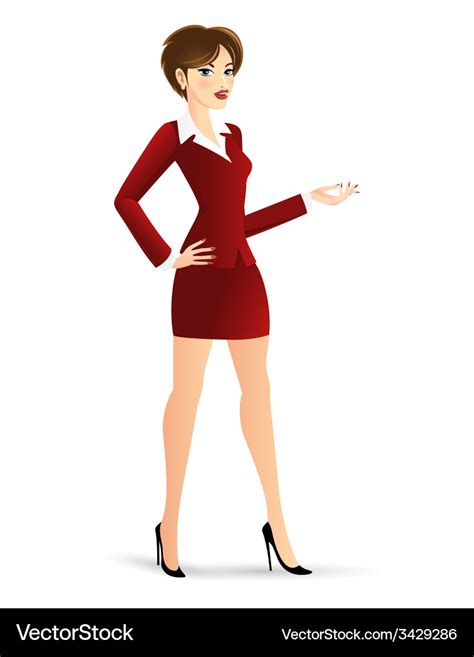 Business woman Royalty Free Vector Image - VectorStock