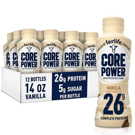 Fairlife Core Power Bulk Nutrition 26g Protein Milk Shakes, Lactose ...